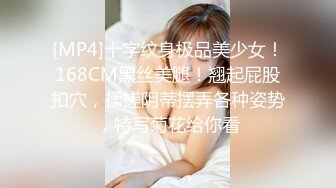 [MP4]十字纹身极品美少女！168CM黑丝美腿！翘起屁股扣穴，揉搓阴蒂摆弄各种姿势，特写菊花给你看