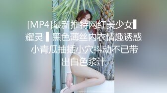 [MP4]最新推特网红美少女▌耀灵 ▌黑色薄丝内衣情趣诱惑 小青瓜抽插小穴抖动不已带出白色浆汁