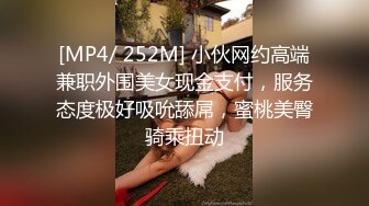 [MP4/ 252M] 小伙网约高端兼职外围美女现金支付，服务态度极好吸吮舔屌，蜜桃美臀骑乘扭动