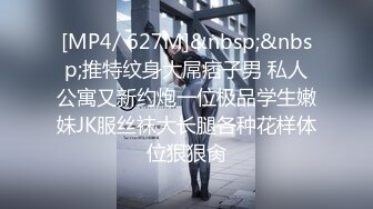 [MP4/ 627M]&nbsp;&nbsp;推特纹身大屌痞子男 私人公寓又新约炮一位极品学生嫩妹JK服丝袜大长腿各种花样体位狠狠肏