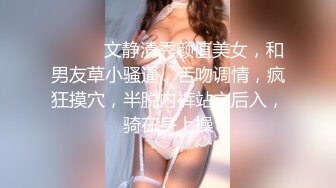 ❤️❤️文静清秀颜值美女，和男友草小骚逼，舌吻调情，疯狂摸穴，半脱内裤站立后入，骑在身上操