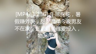 [MP4/ 1.23G] 牛屌探花，暑假赚外快，甜美温柔今夜男友不在家，害羞腼腆做爱投入，物超所值